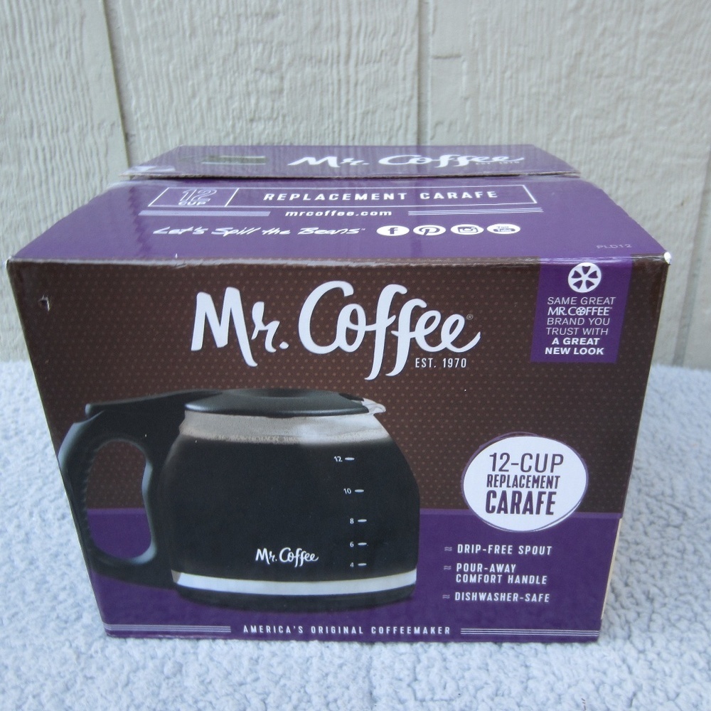 Mr. Coffee 12 Cup Glass Replacement Coffee Carafe New in the Box